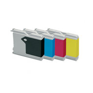Huismerk Brother LC-1000/LC-970 XL Inktcartridges Multipack (zwart + 3 kleuren)