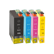 Huismerk Epson 27XL (T2715) Inktcartridges Multipack (zwart + 3 kleuren)
