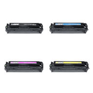 Huismerk HP 125A (CB540A-CB543A) Toners Multipack (zwart + 3 kleuren)
