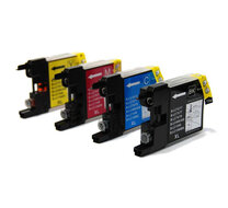 Huismerk Brother LC-1240 Inktcartridges Multipack (zwart + 3 kleuren)