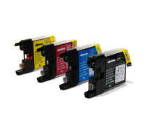 Huismerk Brother LC-1280 XL Inktcartridges Multipack (zwart + 3 kleuren)