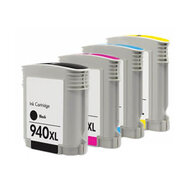 Huismerk HP 940 XL Inktcartridges Multipack (zwart + 3 kleuren)