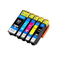 Huismerk Epson 26XL (T2636) Inktcartridges Multipack (2x zwart + 3 kleuren)
